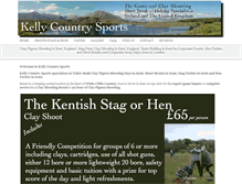 Tablet Screenshot of kellycountrysports.com